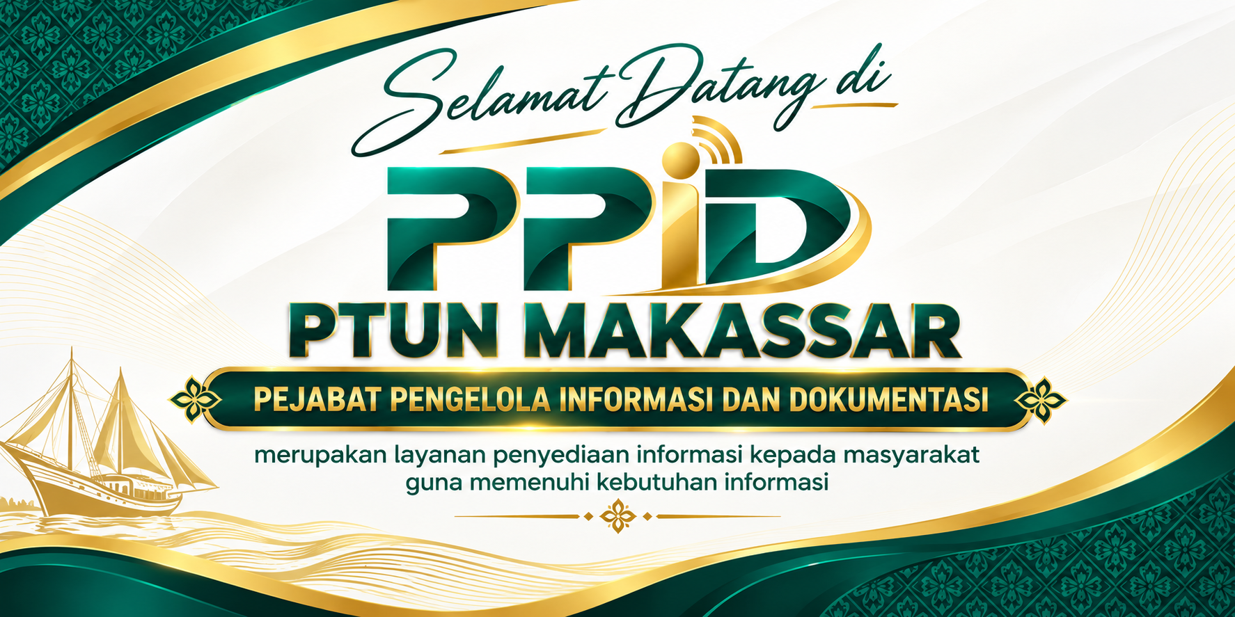 Banner Selamat Datang di PPID PTUN Makassar